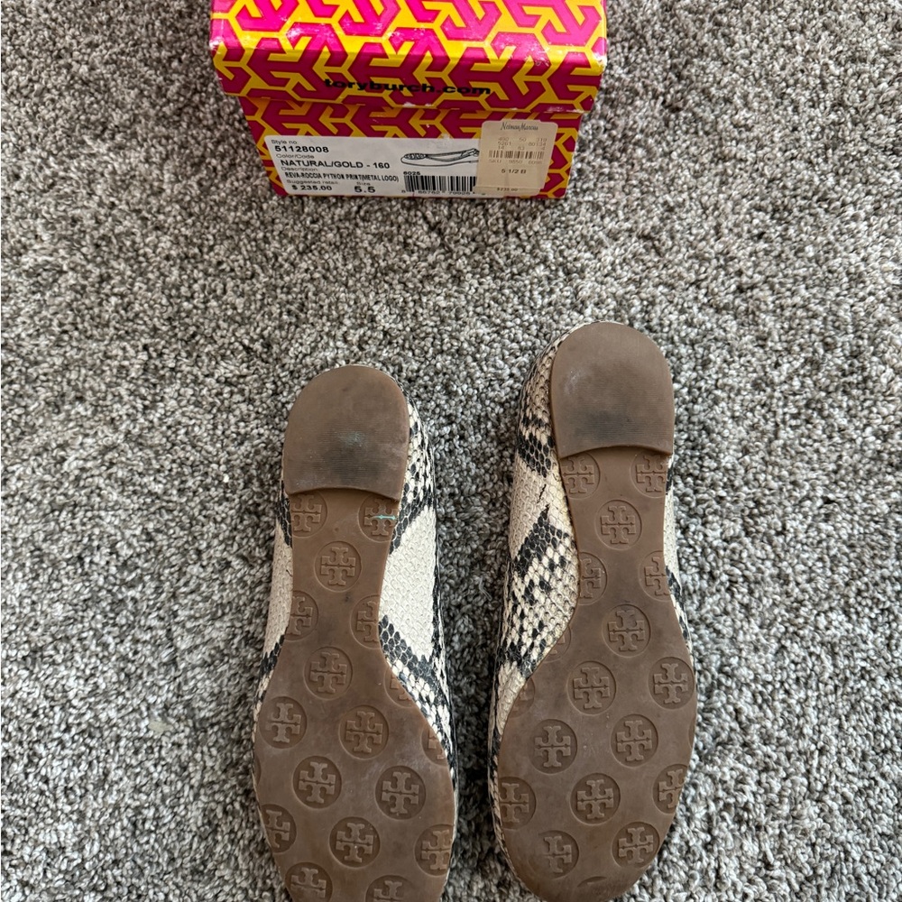 Tory Burch Reva Python Natural Colorway - image 5